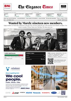 The Elegance Times, issue one, October 2026, front page